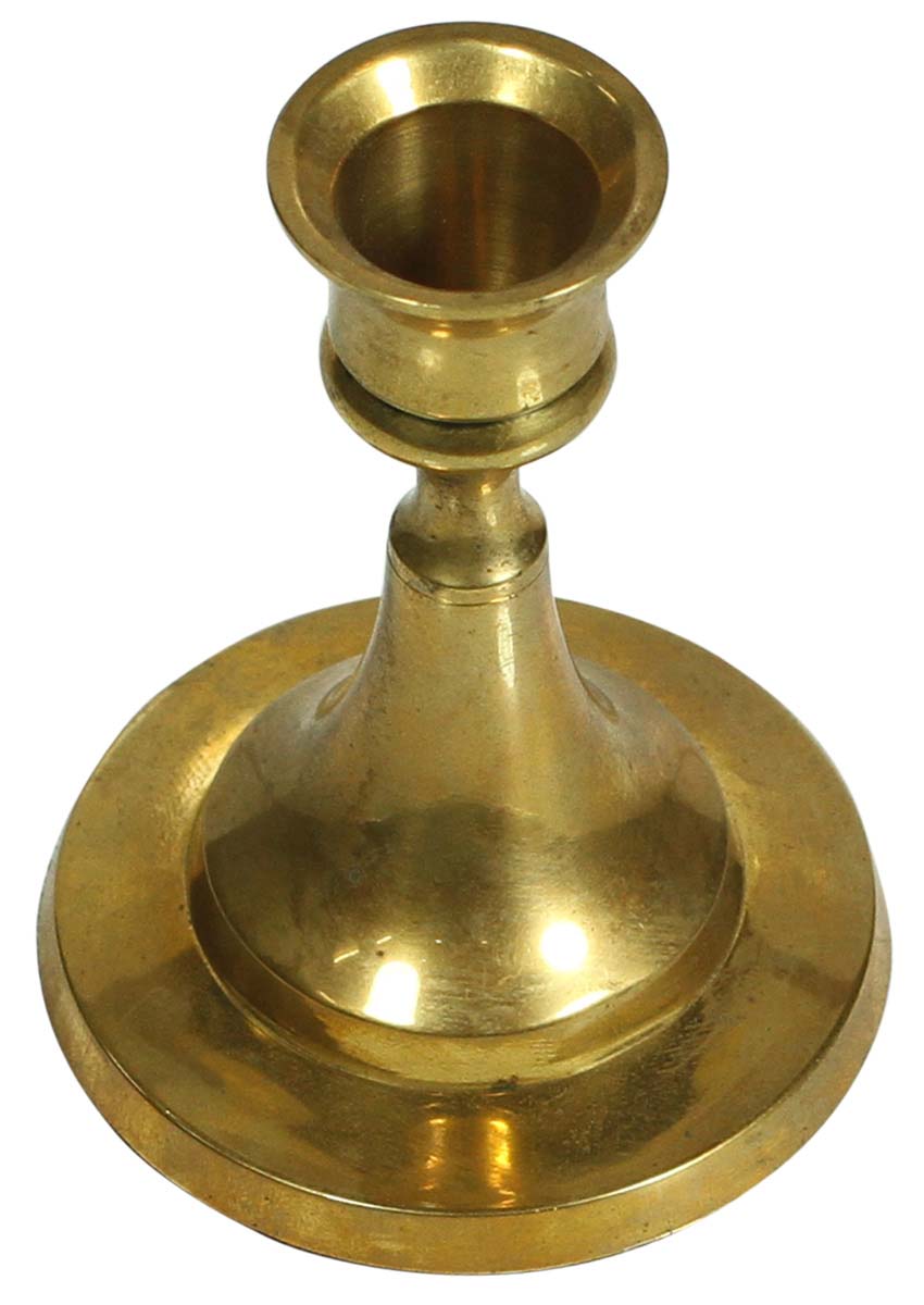 Golden Color Taper Candle Stand in Brass - Interior Decorating Items - Home Decor - Buy in Bulk Wholesale
