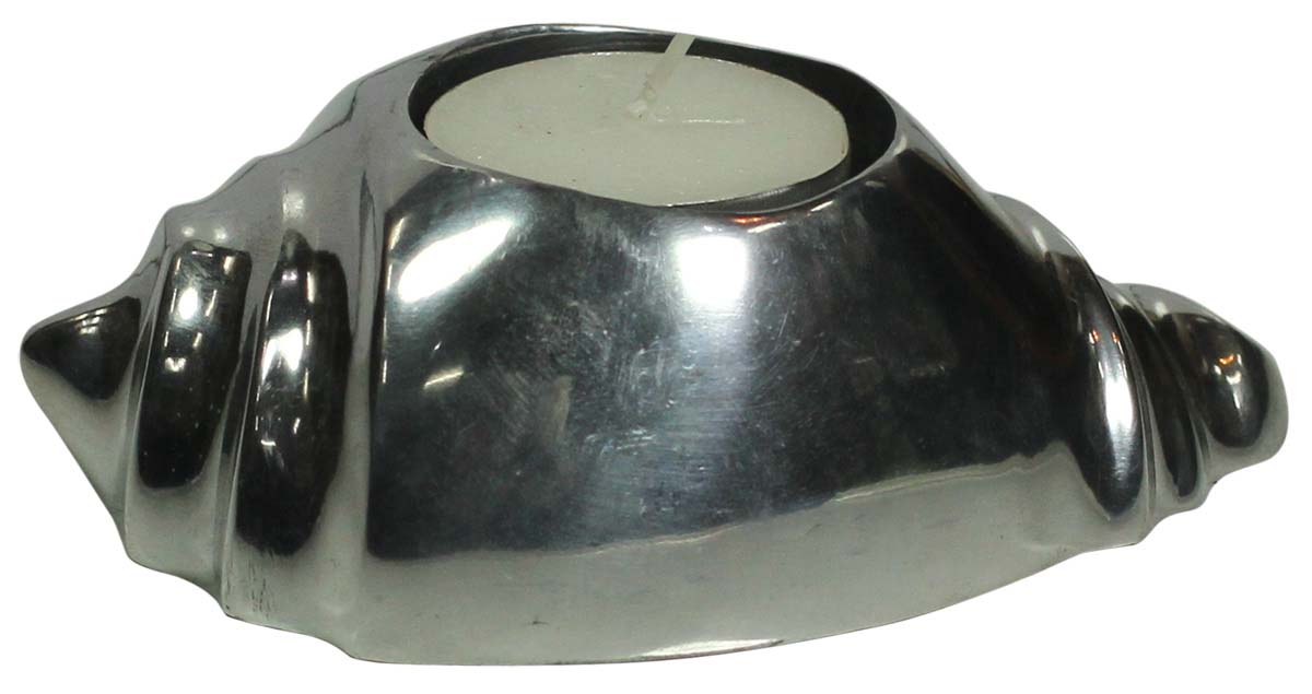 Conch Shaped Tea-Light Candle Stand in Metal - Table-Top Candle Holders - Home Decor - Buy in Bulk Wholesale