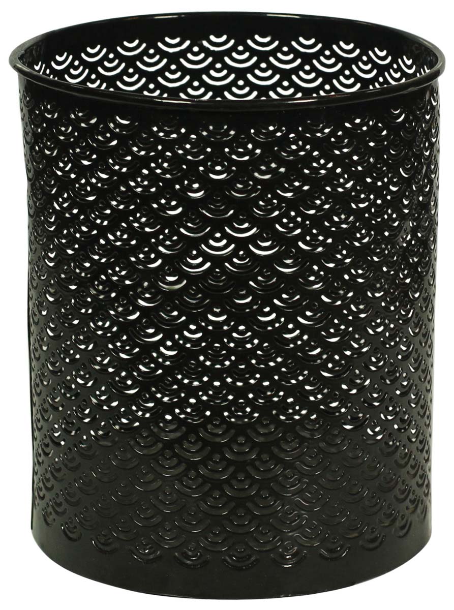 Black Tea-Light Candle Holder in Metal - Intricate Cut-Out Patterning - Unique Candle Stands - Buy in Bulk Wholesale