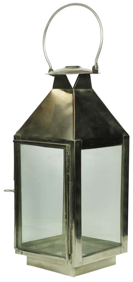 Hanging Tea-Light Candle Holder / Stand in Glass & Metal - Lanterns / Candle Decor - Buy in Bulk Wholesale