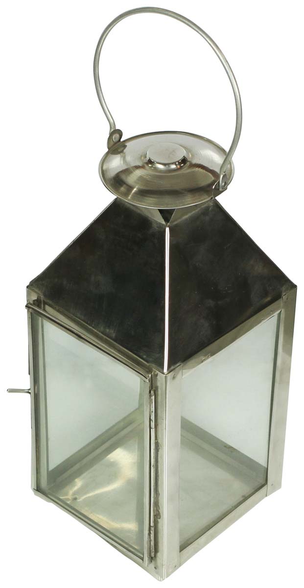 Hanging Tea-Light Candle Holder / Stand in Glass & Metal - Lanterns / Candle Decor - Buy in Bulk Wholesale