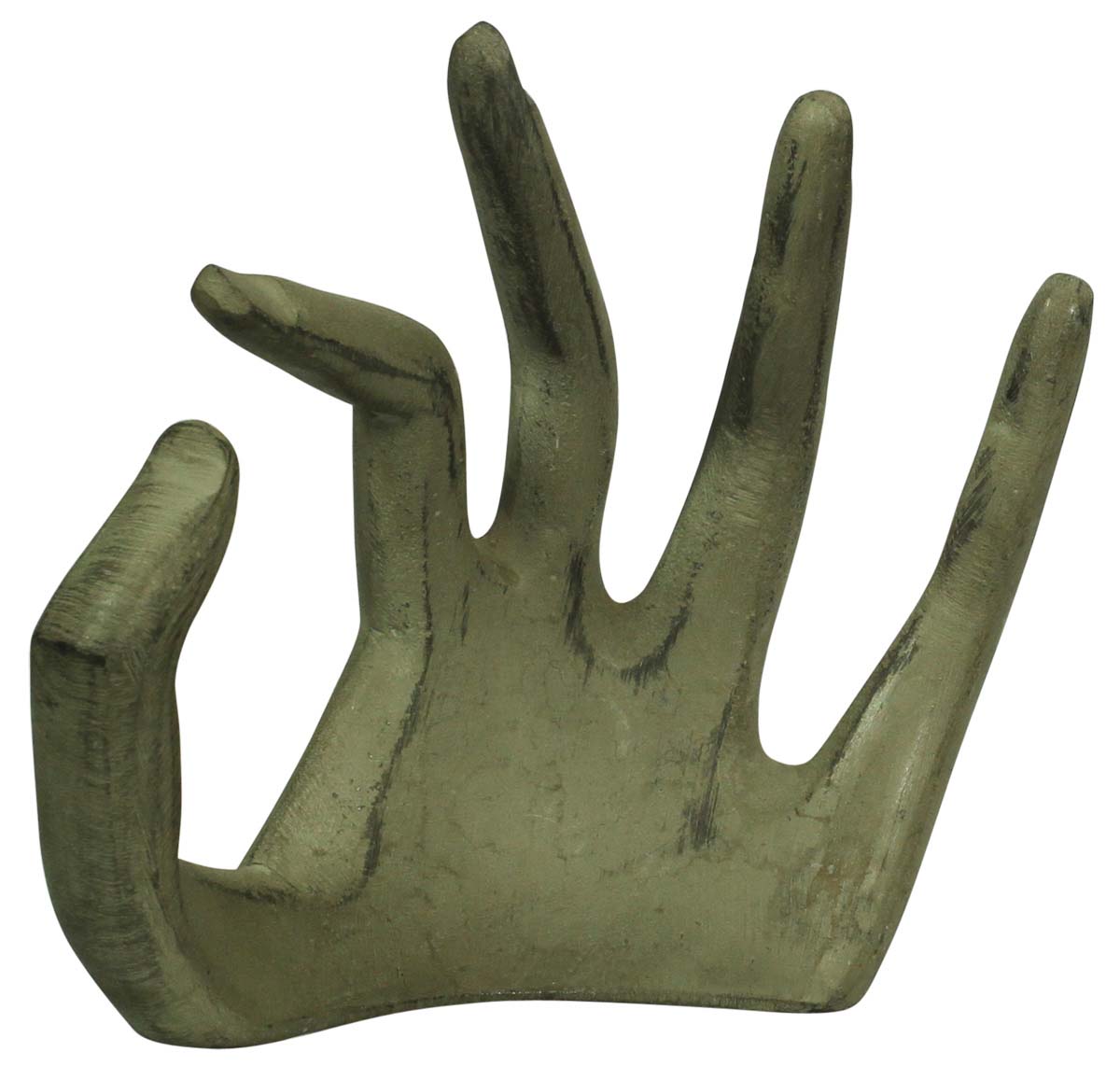 Metal Human Hand Display Piece – Antique-Look Finish – Unique Interior Decorating Items  Buy in Bulk Wholesale
