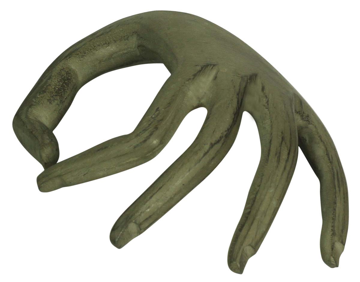 Metal Human Hand Display Piece – Antique-Look Finish – Unique Interior Decorating Items  Buy in Bulk Wholesale