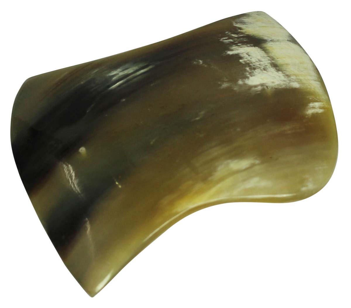 Hair Clip in Metal & Hand-Carved Animal Horn - Unique Hair Accessories - Buy in Bulk Wholesale