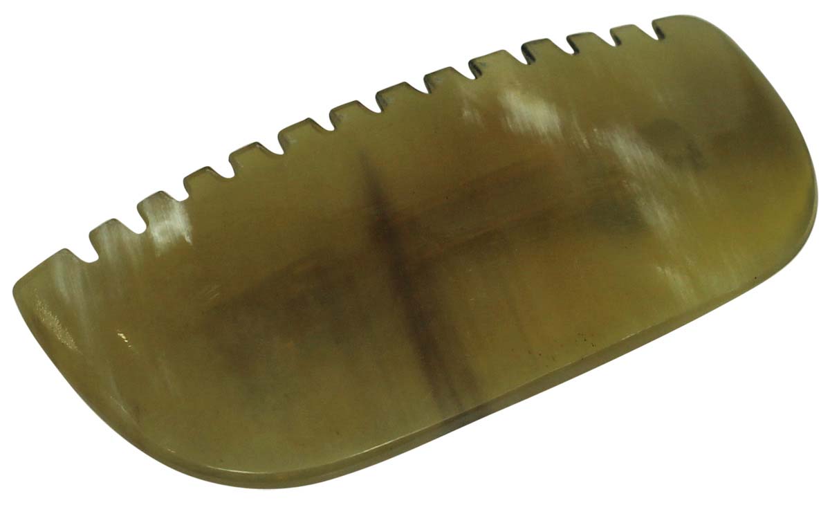 Hair Clip in Metal & Genuine Animal Horn - Look of a Comb - Unique Hair Accessories - Buy in Bulk Wholesale