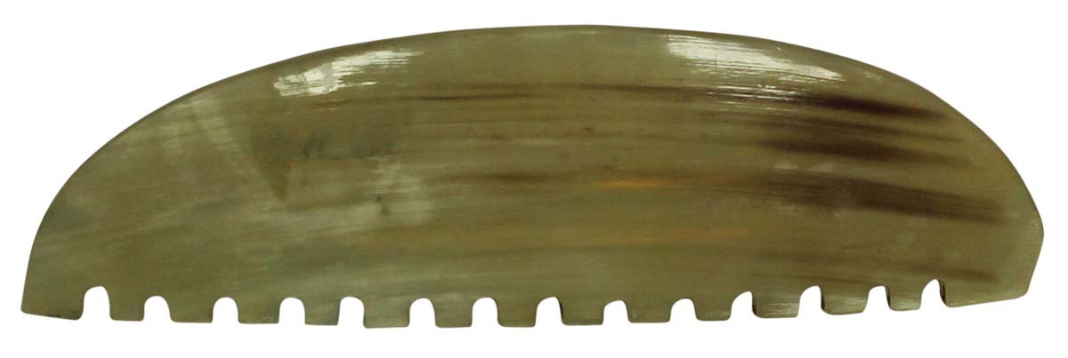 Hair Clip in Look of a Comb - Metal & Genuine Animal Horn - Unique Hair Accessories - Buy in Bulk Wholesale