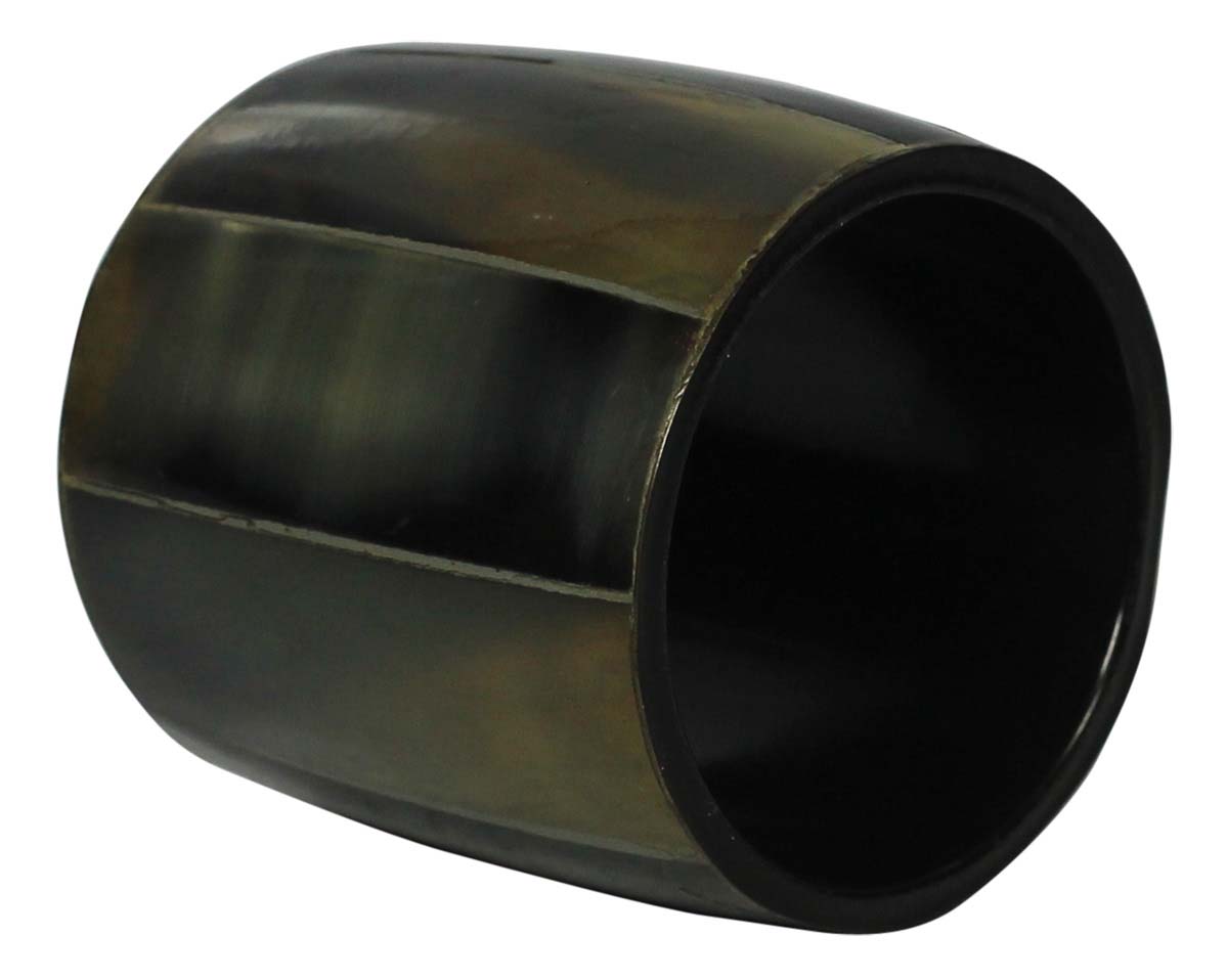 Buy in Bulk Wholesale Napkin Ring in Genuine Animal Horn - Barrel Shaped - Unique Dining Table Accessories