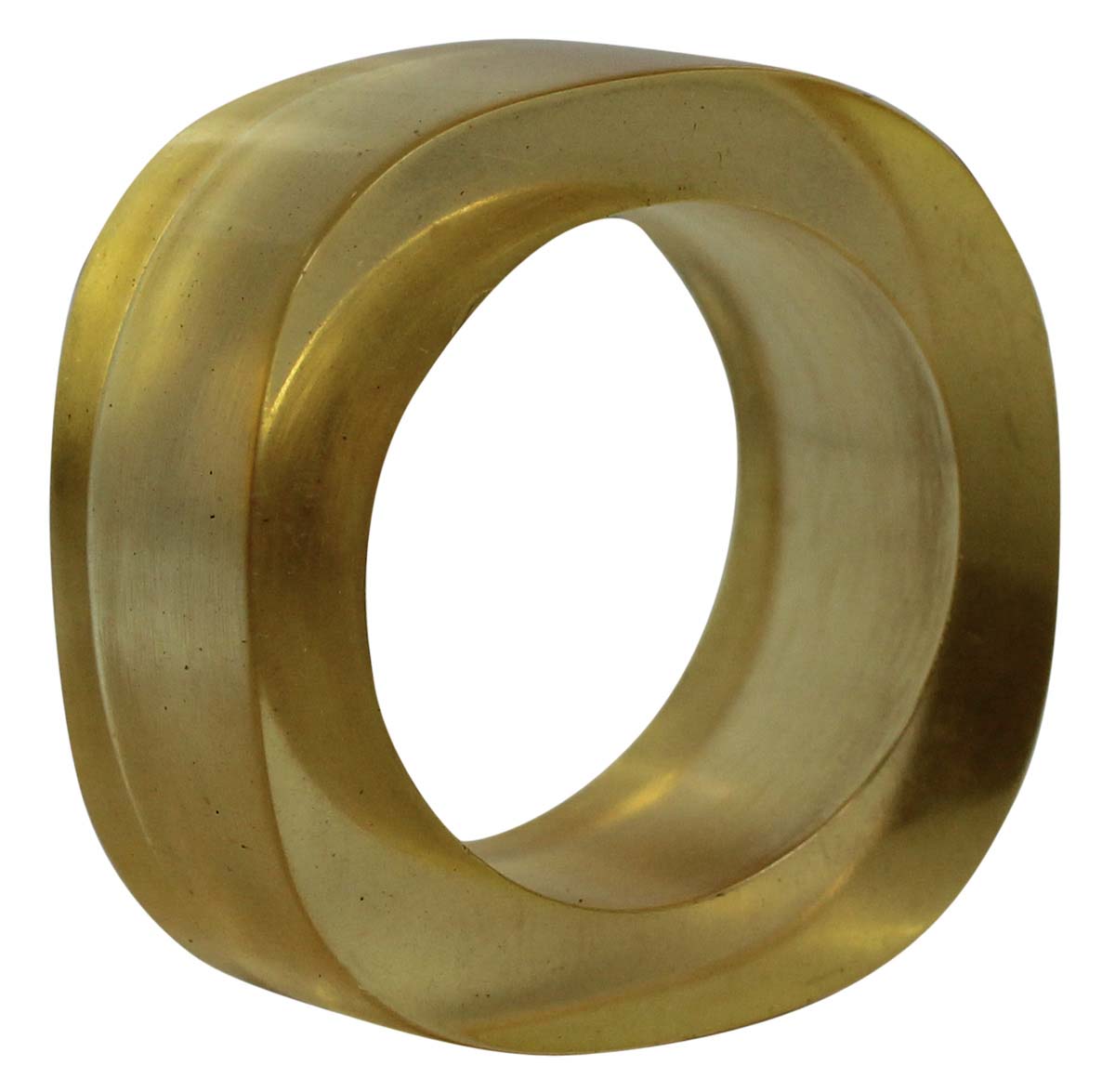 Buy in Bulk Wholesale Napkin Ring in Golden Beige - Handmade in Resin - Dining Table Accessories - Home Decor