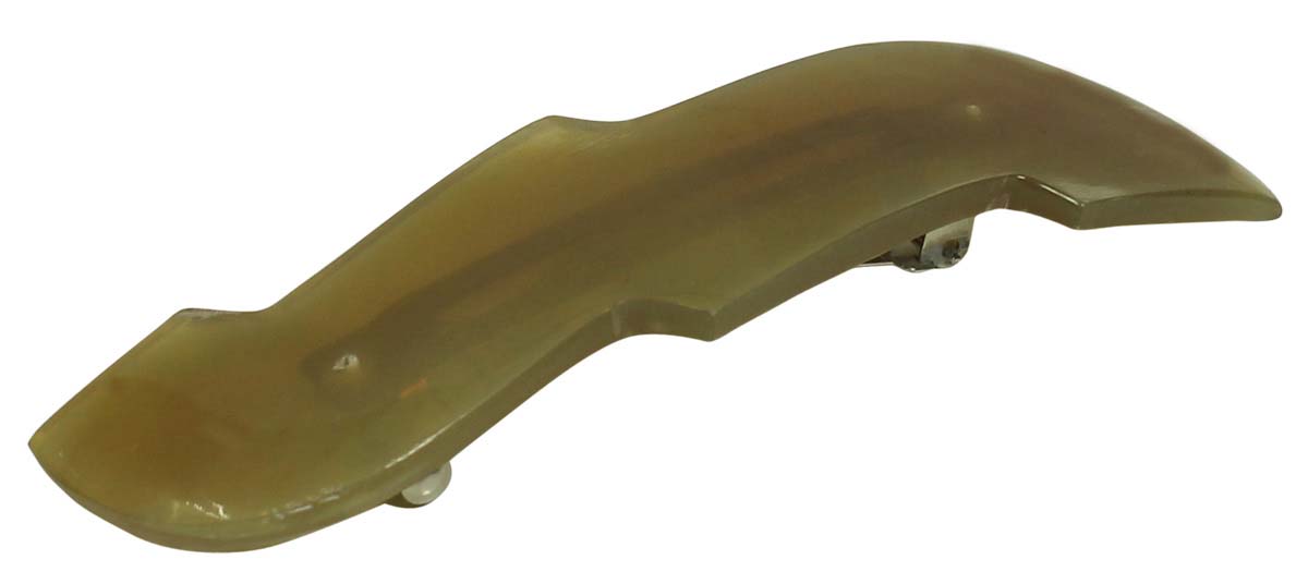 Hair Clip in Metal & Genuine Animal Horn - Unique Fashion Accessories - Buy in Bulk Wholesale