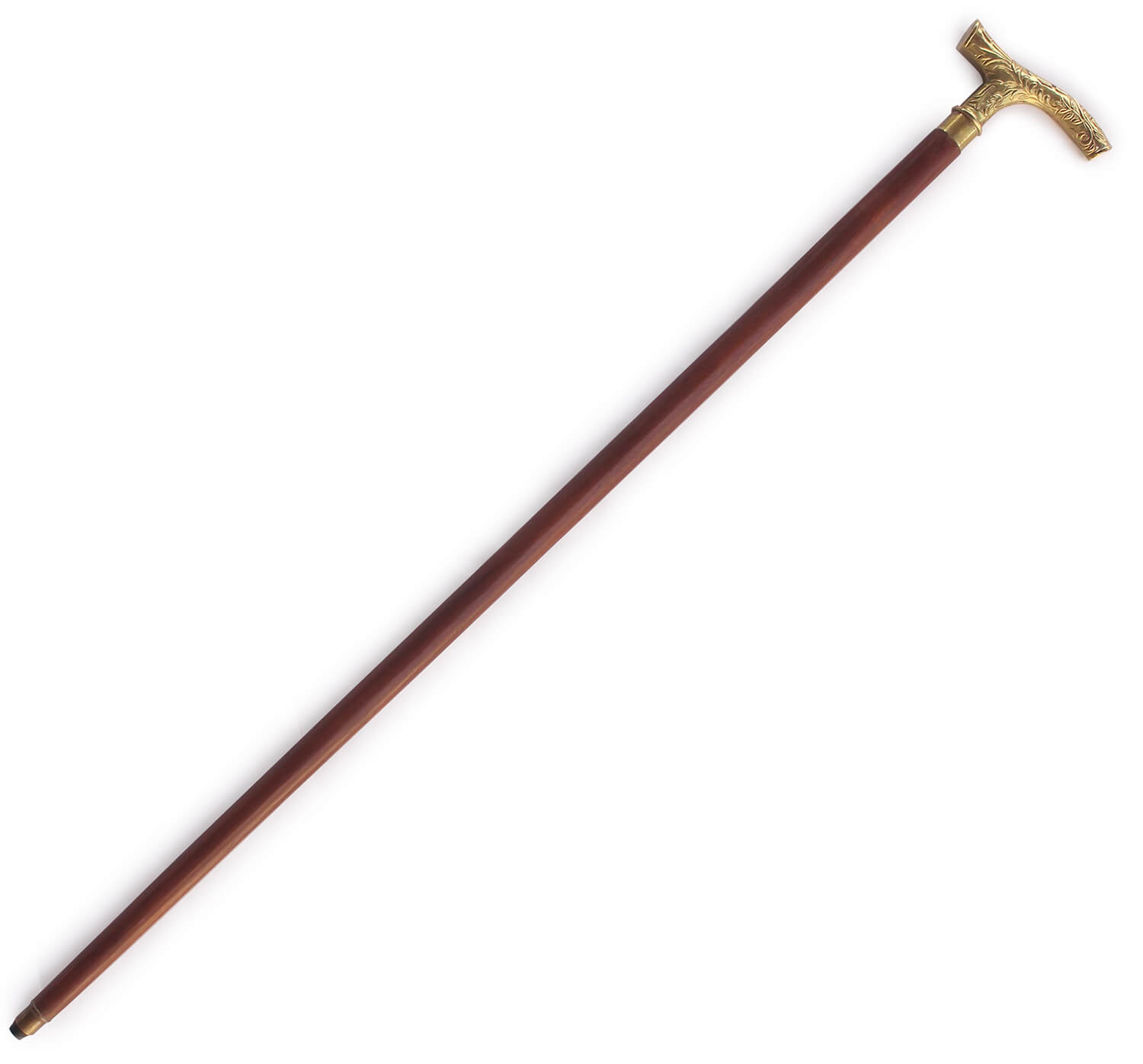 Walking Stick/Cane - Wholesale Handmade Wooden Walking Cane with Fritz Style Brass Handle