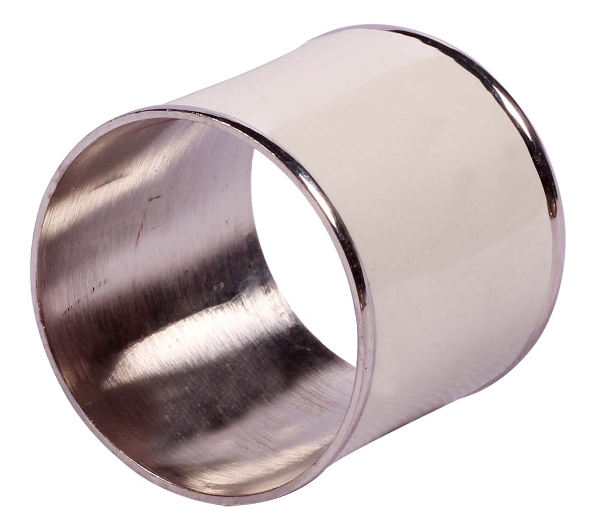 Buy in Bulk Wholesale 1.6” Brass Napkin Rings in Silver Finish - Hand-Crafted Dining Table Accessories