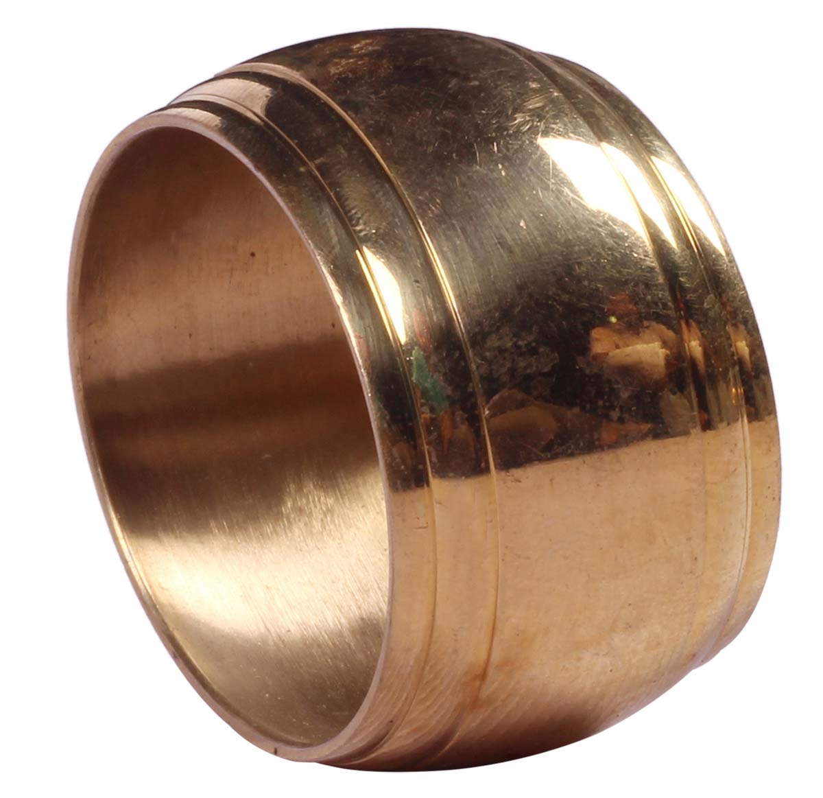 Buy in Bulk Wholesale 2” Orbit Brass Napkin-Rings in Golden Finish - Hand-Crafted Dining Table Accessories