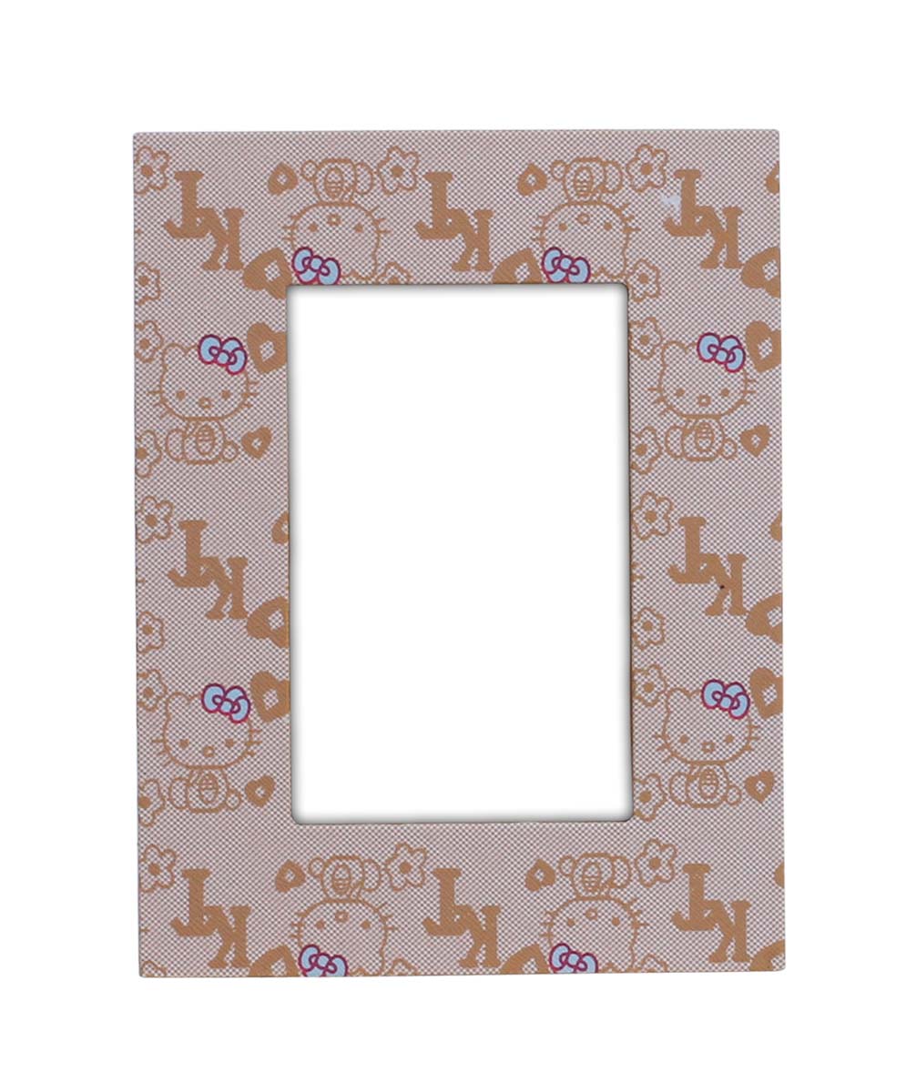 Source 4x6 Picture Frame in Bulk - Wholesale Handmade Hello Kitty Pattern Photo Frame Decorated in MDF & Faux Leather - Home & Office Decor Frames from India