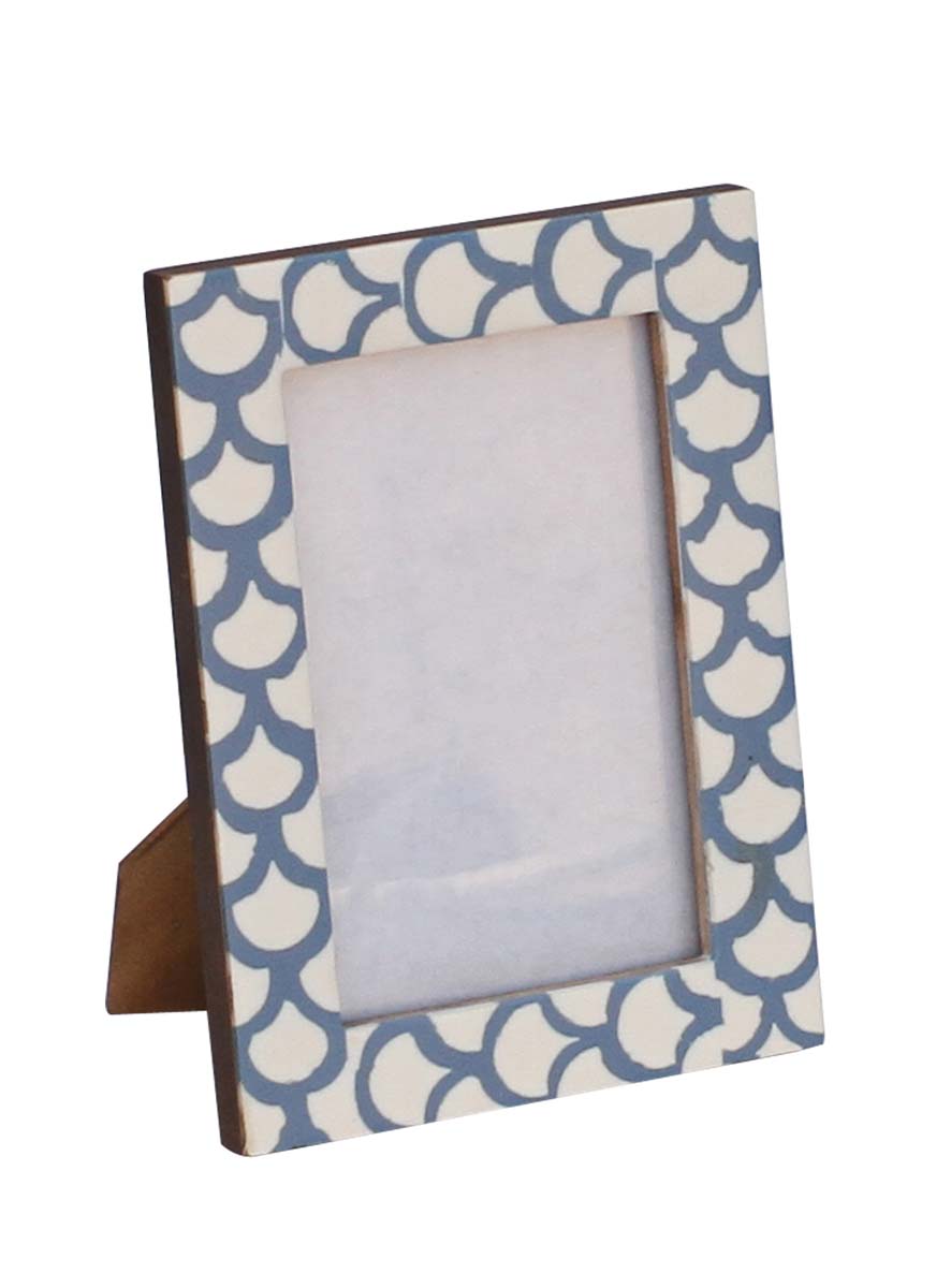 Wholesale Rectangular White 4x6 MDF Photo/Picture Frame with Vertical Brick Pattern - Home Decor Picture Frame from India