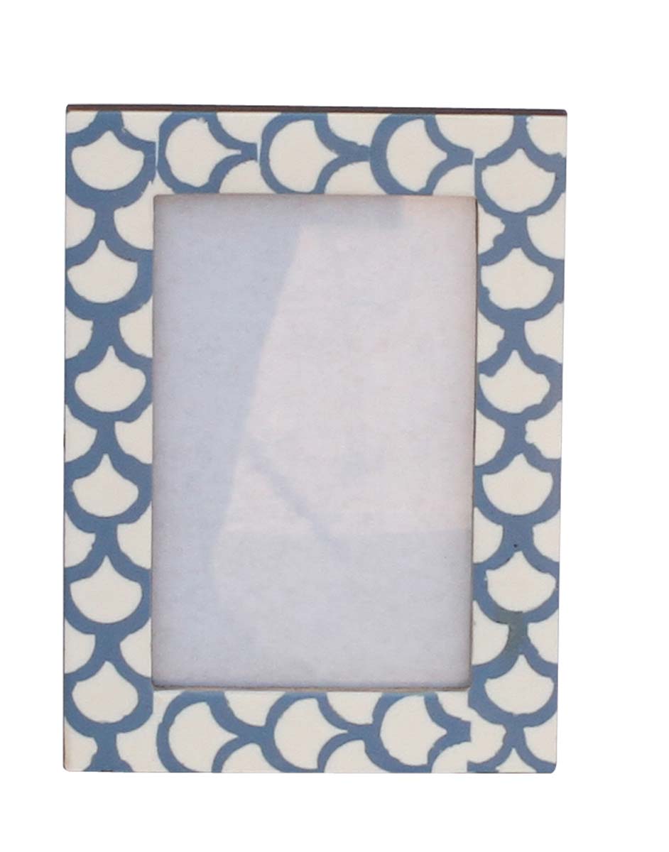 Wholesale Rectangular White 4x6 MDF Photo/Picture Frame with Vertical Brick Pattern - Home Decor Picture Frame from India