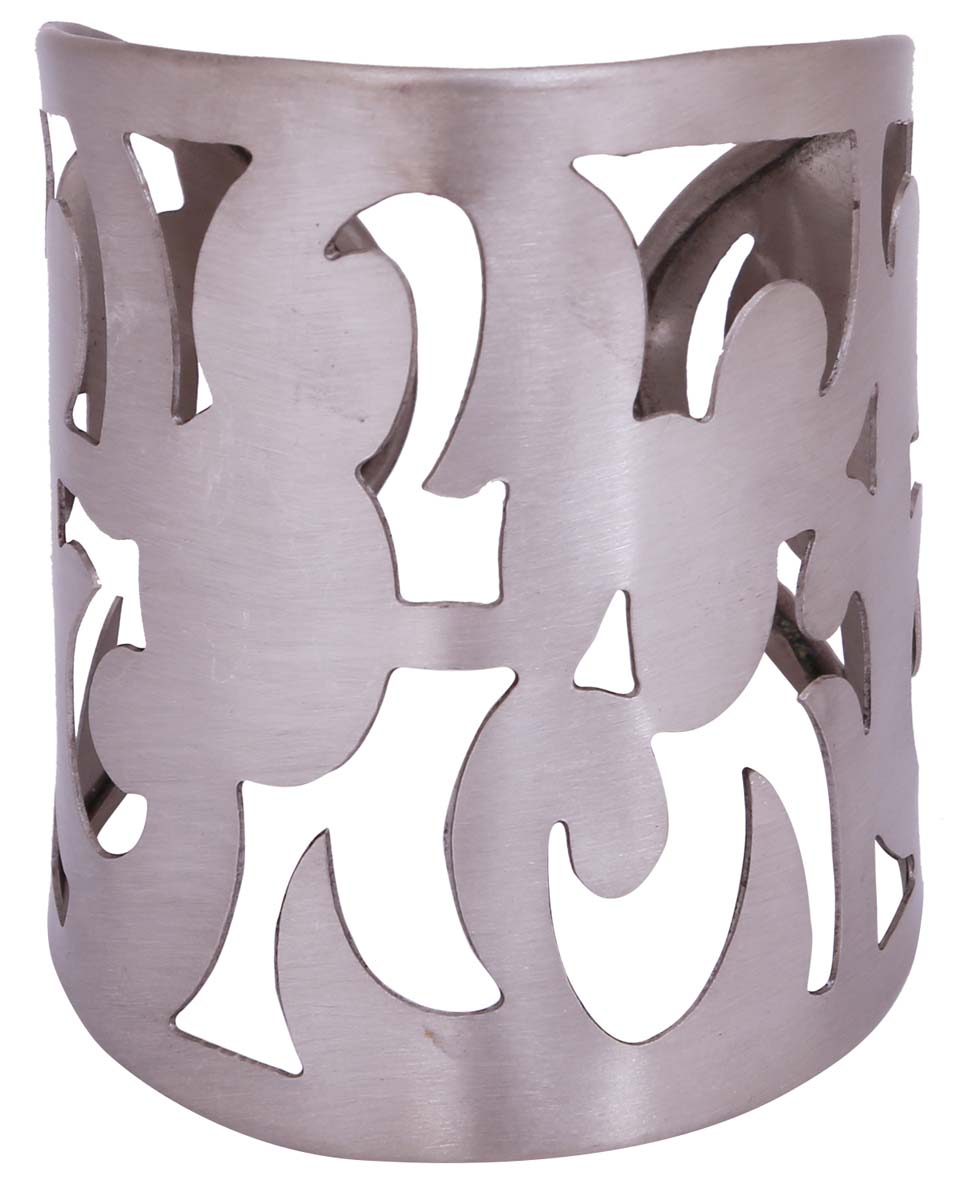 Source Open End Cuff Brass Bracelet in Bulk - Wholesale Bracelet/Bangle in Metal & Finished in Grey Color - Women Fashion Jewelry & Accessories