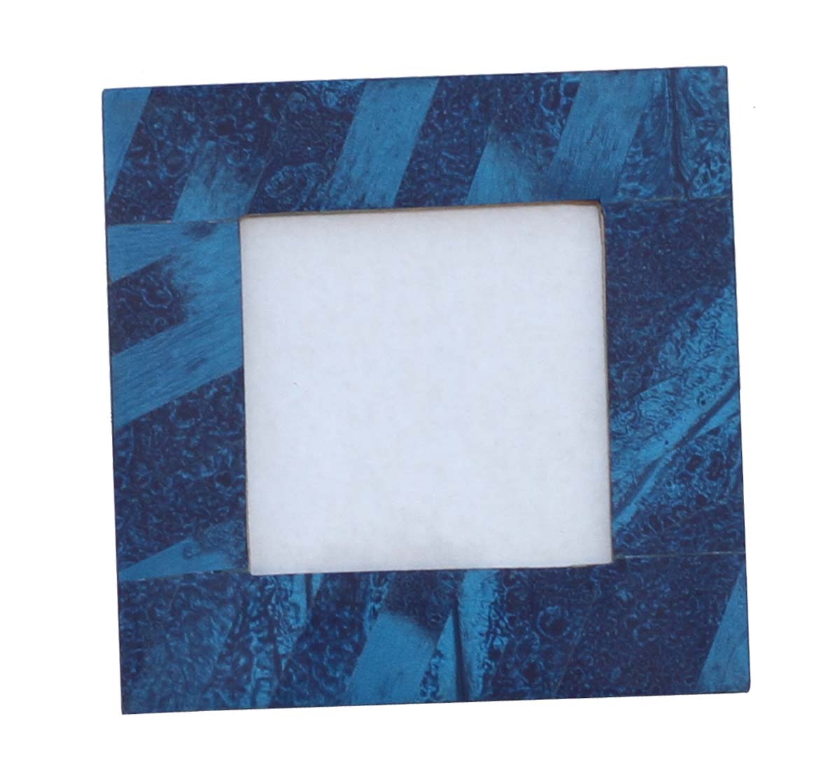 Bulk Buy Rectangular 4x6 Photo/Picture Frame Adorned in Shades of Blue with Abstract Patterns - Table-Top Accessories for Living Rooms/Bedrooms/Lounges - Wholesale Home Decor Picture Frame from India