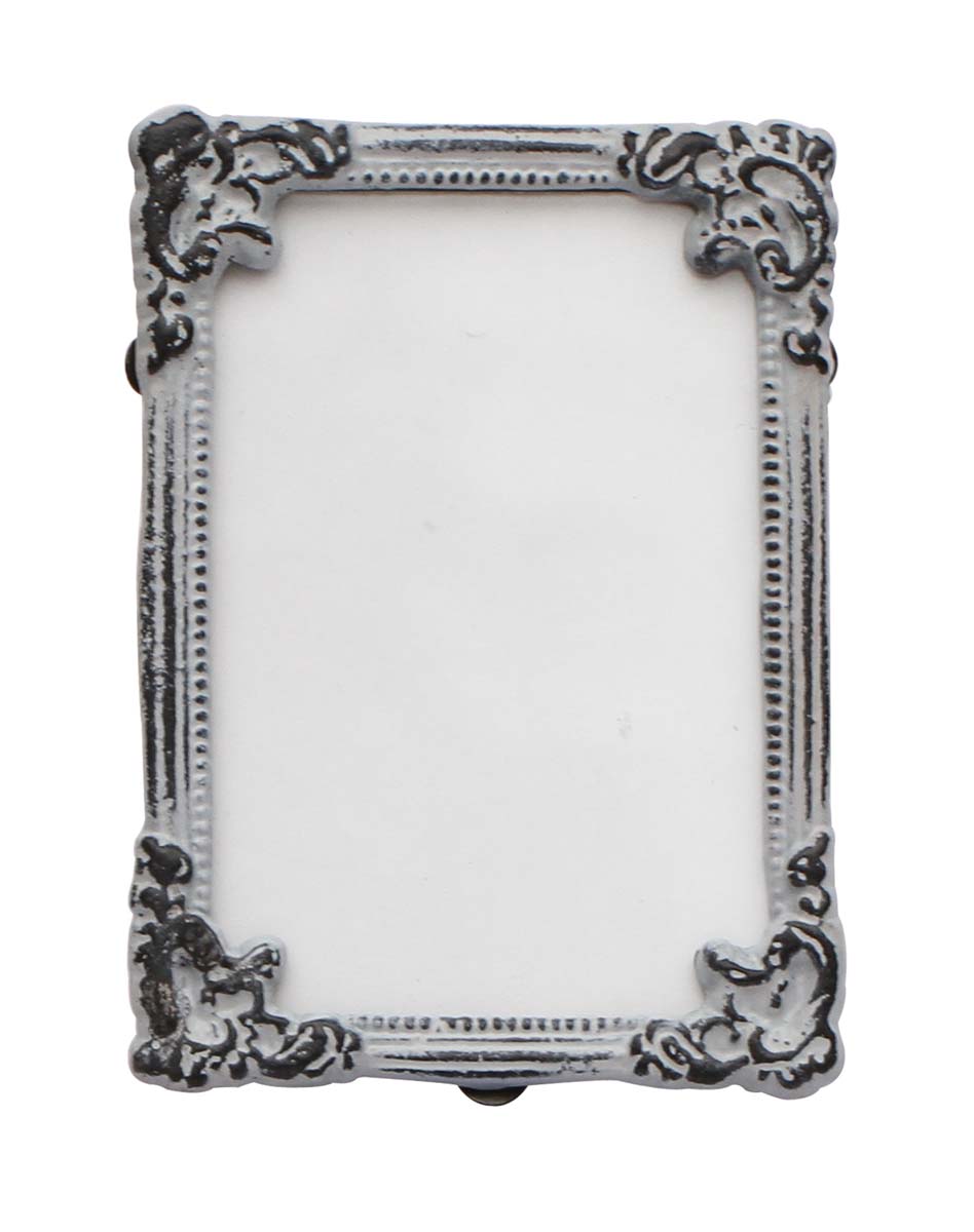 Bulk Buy Rectangular Grey Distressed-Look Photo/Picture Frame with Beautiful Carvings on the Edges - Wholesale Home Decor Picture Frames from India
