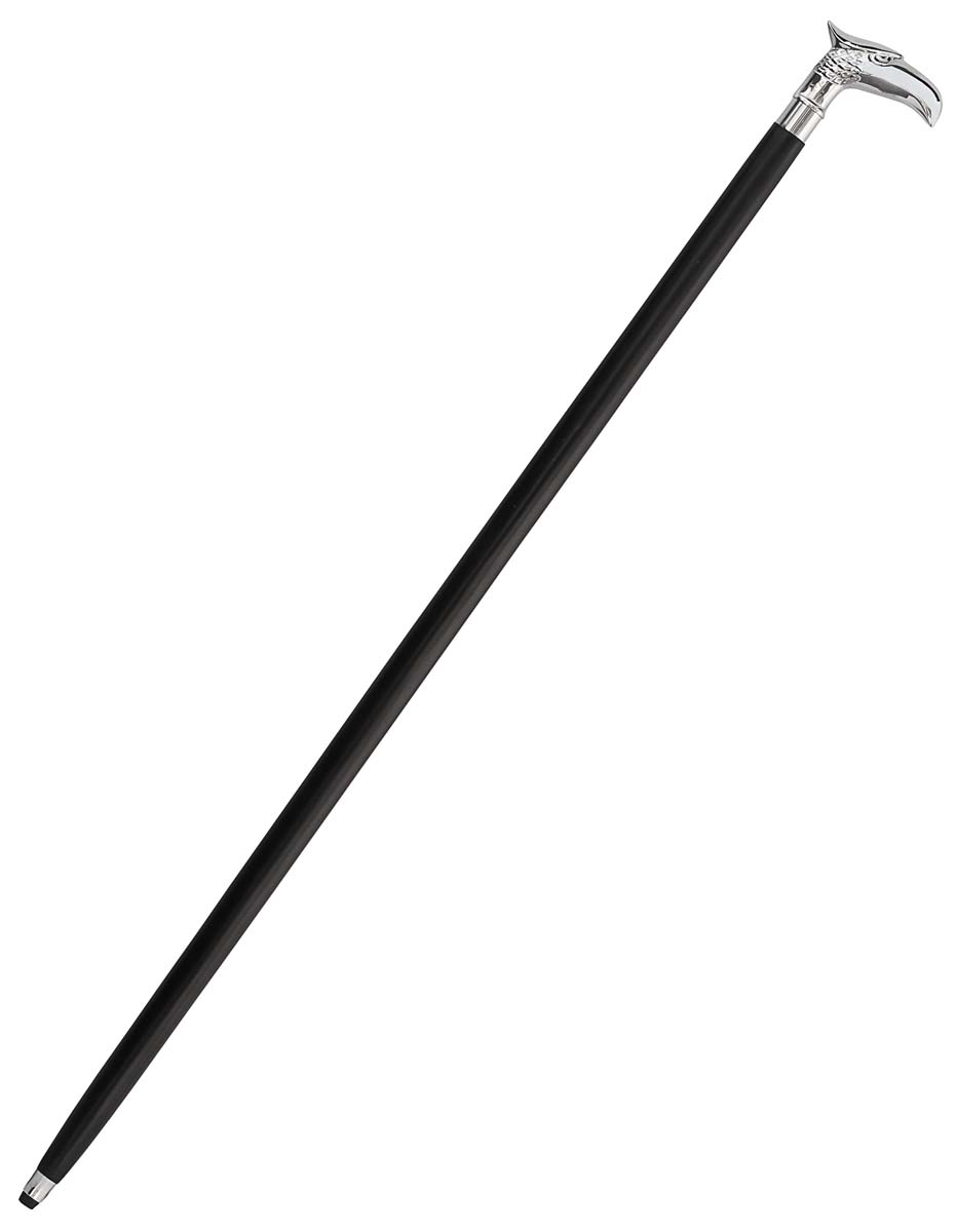 Bulk Buy 37.2” Walking Stick/Cane - Wholesale Handmade Wooden Walking Cane with Eagle-Head Shaped Brass Handle