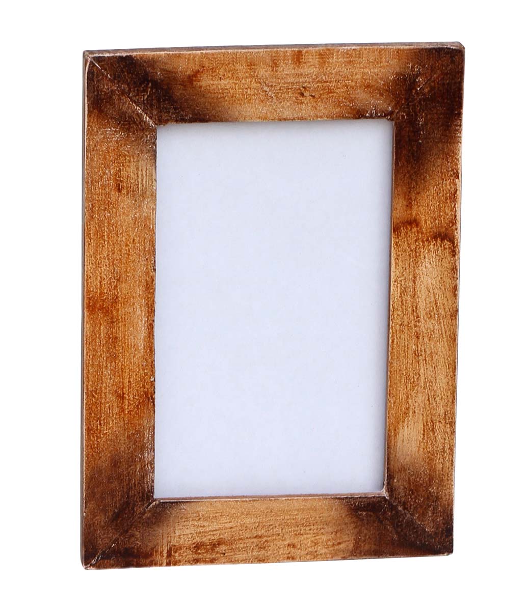Bulk Buy Brown 4x6” Picture Frame - Wholesale Handmade Wooden Photo Frame with Rustic-Looks - Home Decor Accessories from India