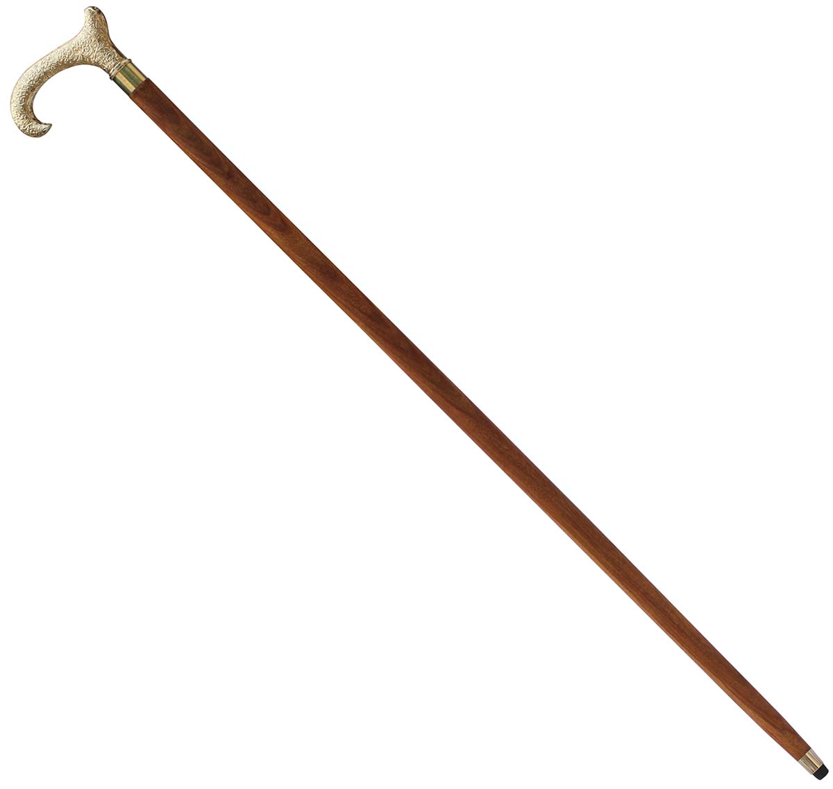 Bulk Buy Walking Stick/Cane - Wholesale Handmade Wooden Derby Walking Cane with Brass Handle - Fashion Accessories from India