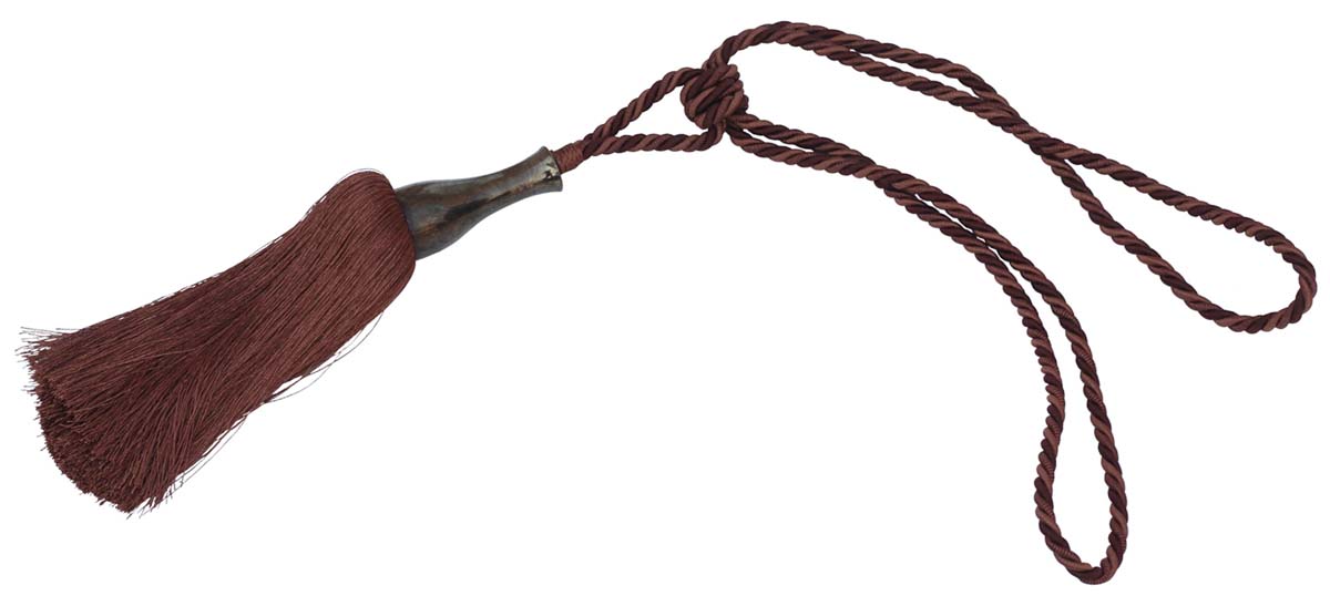 Curtain Tie Backs with Tassels - Bronze-Brown Color with Metal Decoration - Rayon Cord-Style Drapery Holdbacks - Home Decor Furnishings & Supplies - Buy in Bulk Wholesale