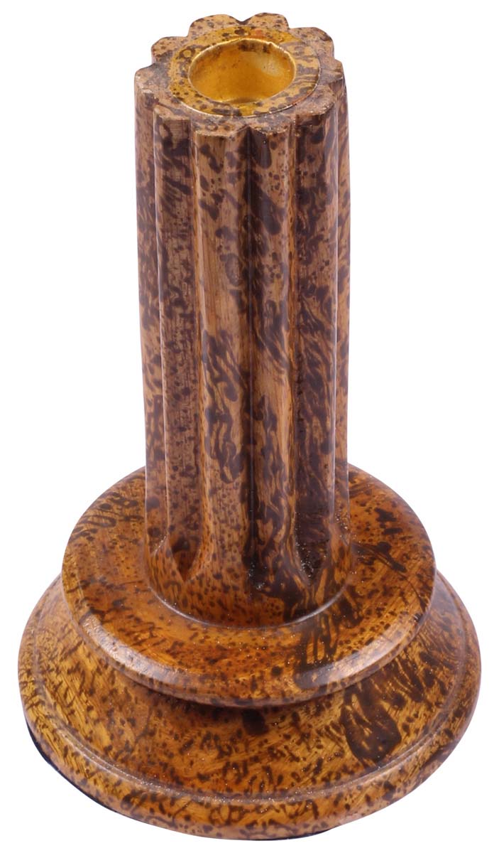 6" Handmade Taper Candle Holder - Wooden Candle Stands - Table-Top Accessories - Home Decor - Buy in Bulk Wholesale