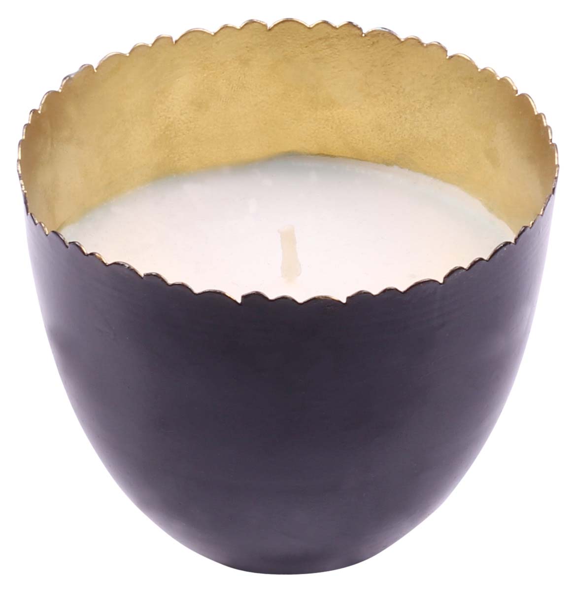 Metal Candle Holder / Stand - Conical Shaped - Black Exteriors - Candle Decor / Party Decorations - Buy in Bulk Wholesale