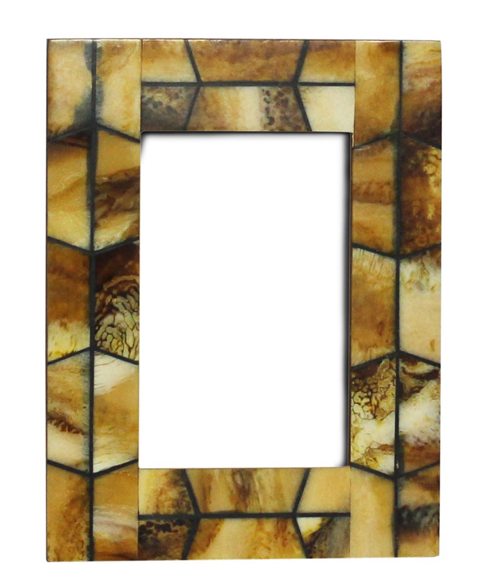 Rectangular Photo/Picture Frame in Bulk - Wholesale MDF & Resin Photo Frame in Earthen Shades - Home Decor Picture Frame from India