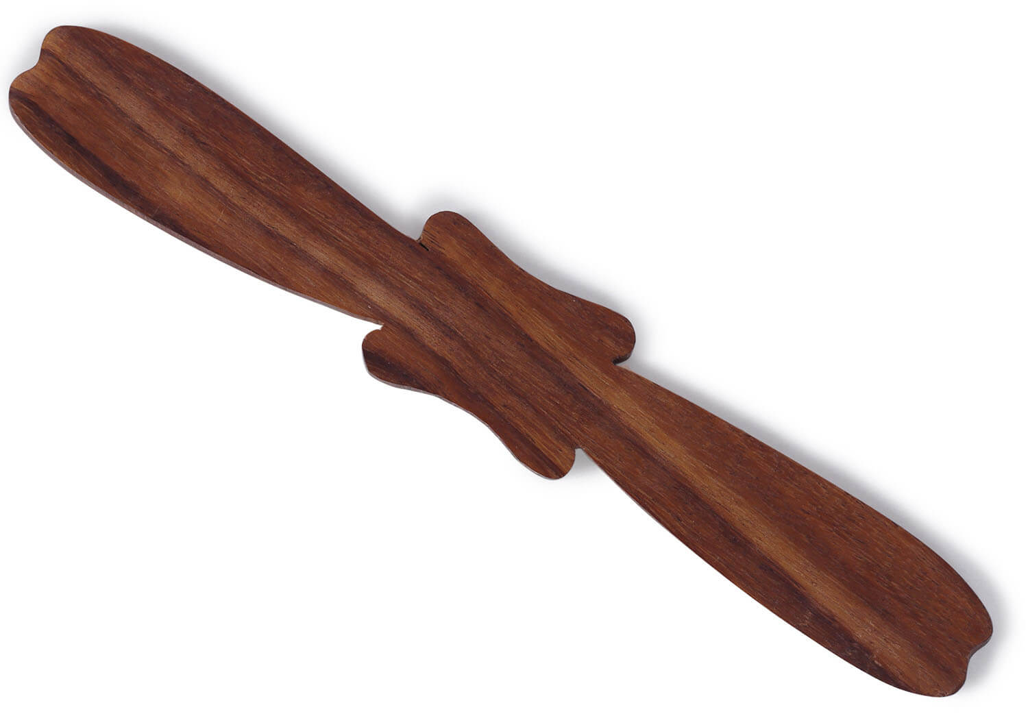 ArtistryBazaar handmade wooden brown bow shape bookmark