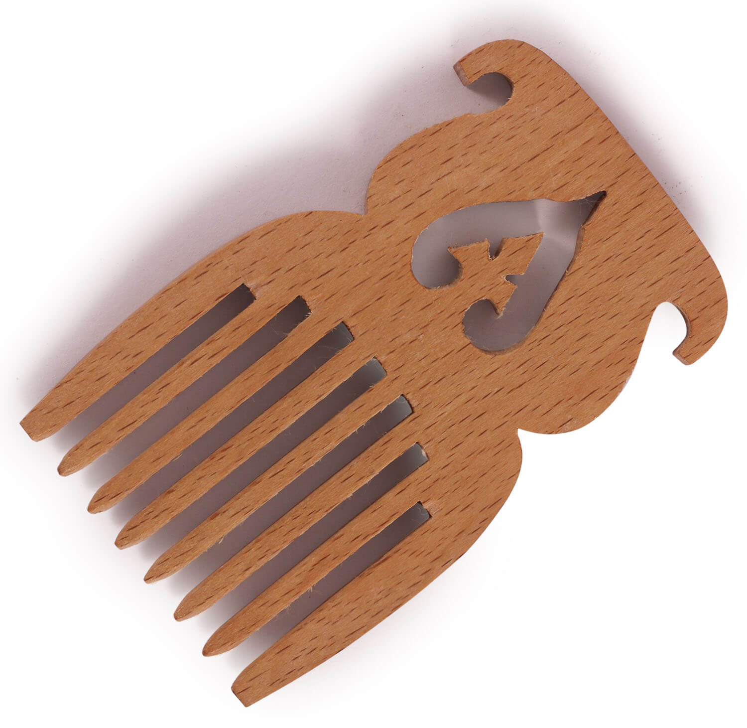 ArtistryBazaar 2.6"W x 0.2" Hanmade wooden wide tooth small pocket hair comb for men and women