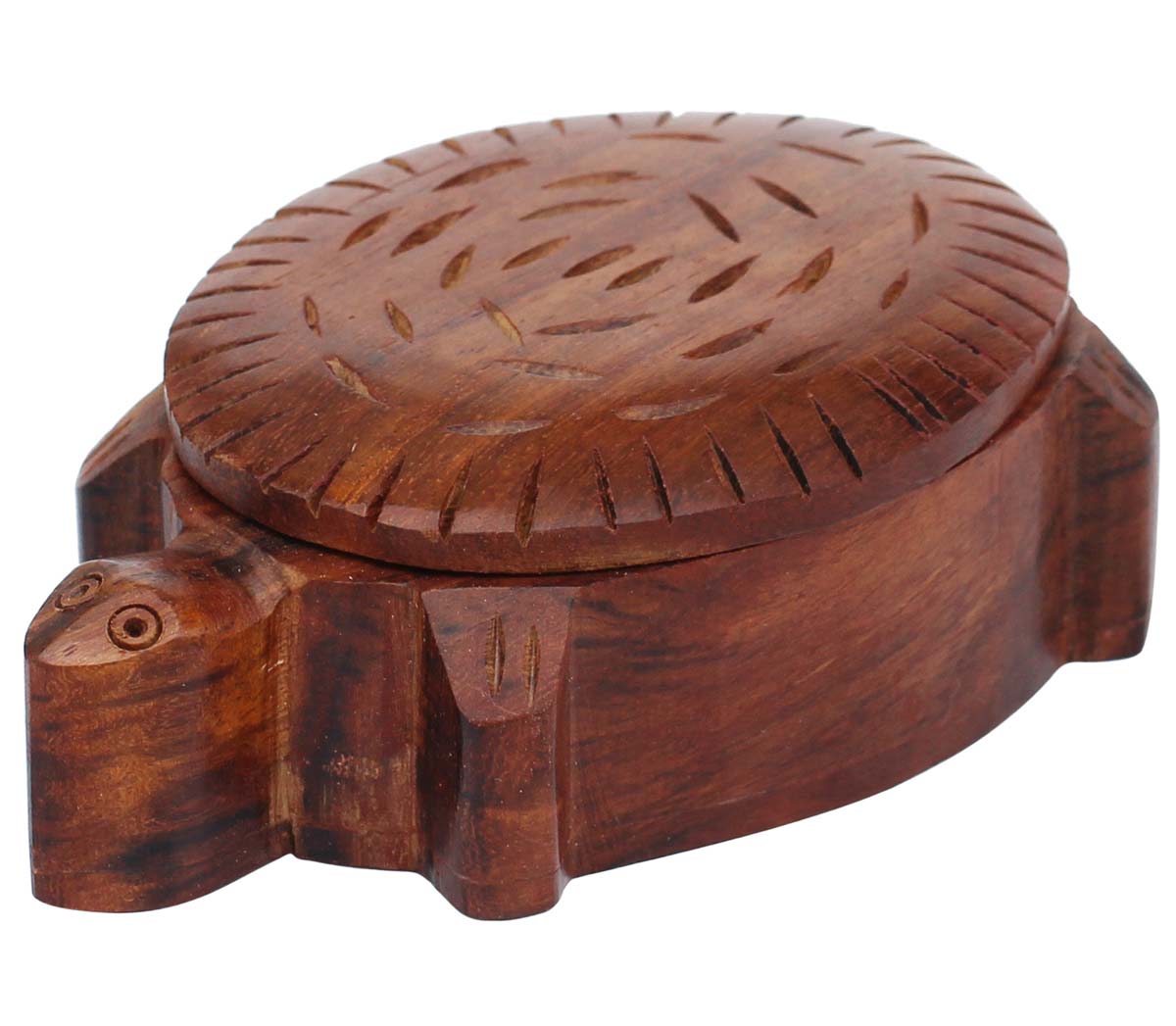 Wholesale Small Turtle Shaped Jewelry Box - Bulk Buy Handmade Wooden Tortoise Figurine Storage Box/Keepsake Box/Trinket Box from India