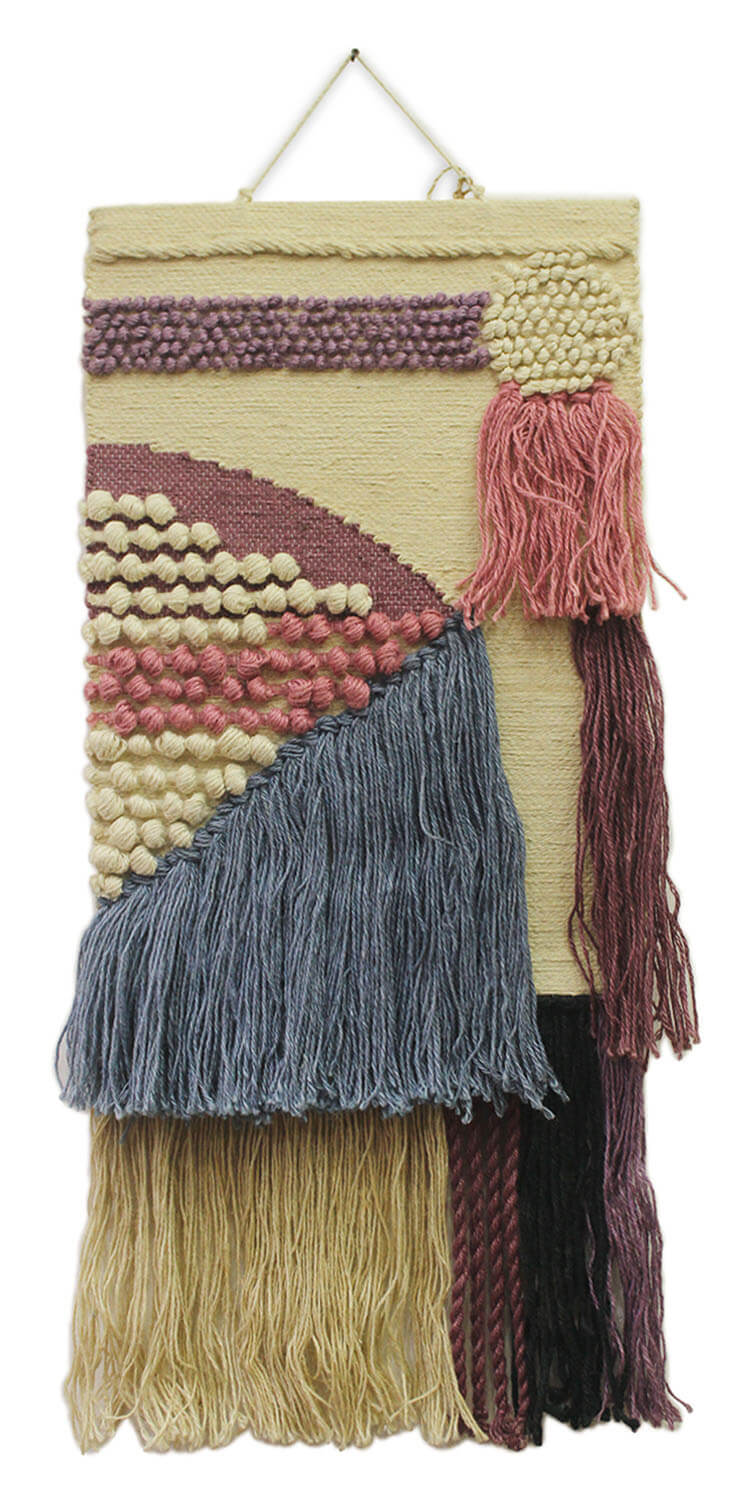 ArtistryBazaar Hand Woven Multicolor Decorative Modern Wall Hanging for Home Décor