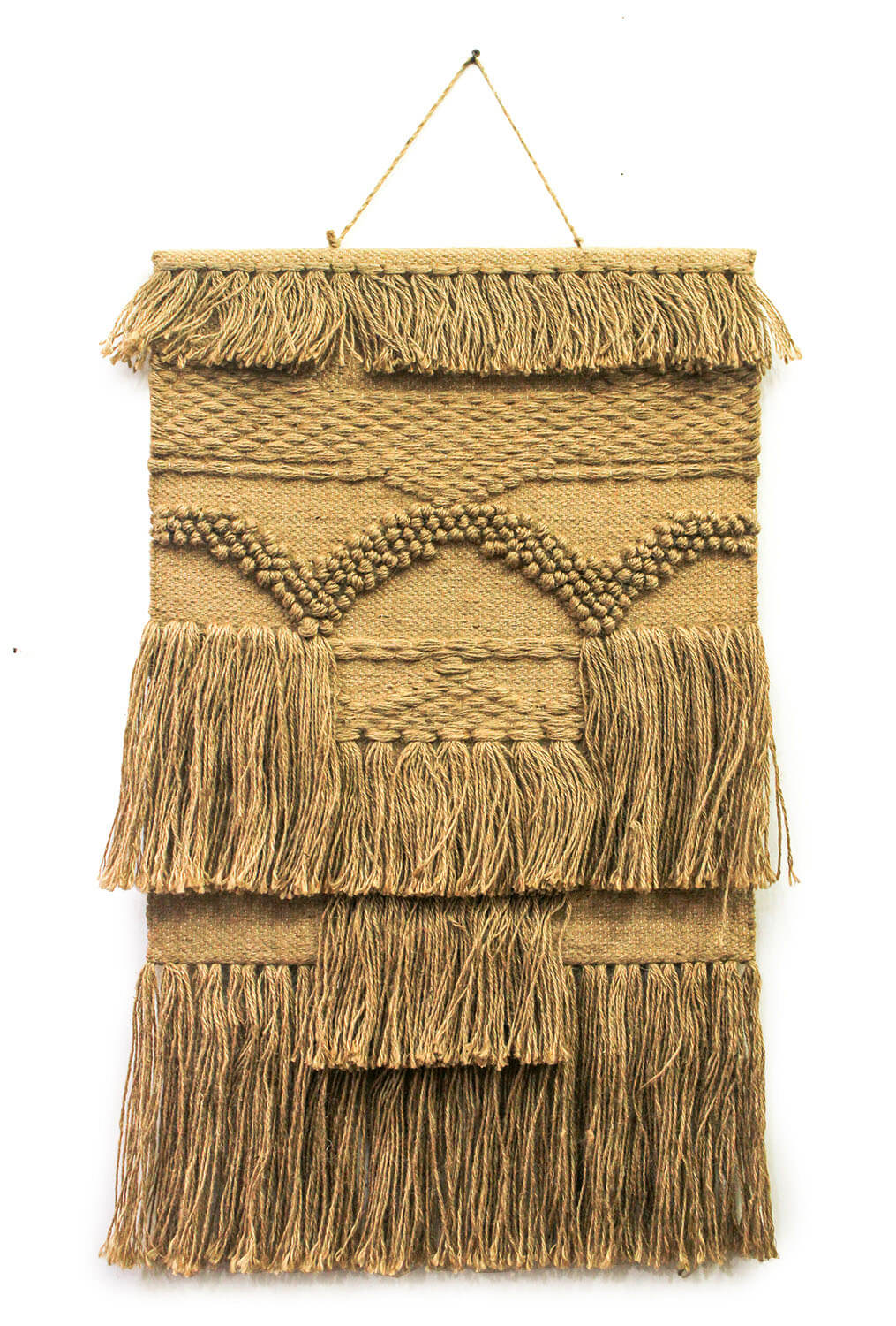ArtistryBazaar Hand woven Brown Color Aesthetic Decorative wall hanging for home décor