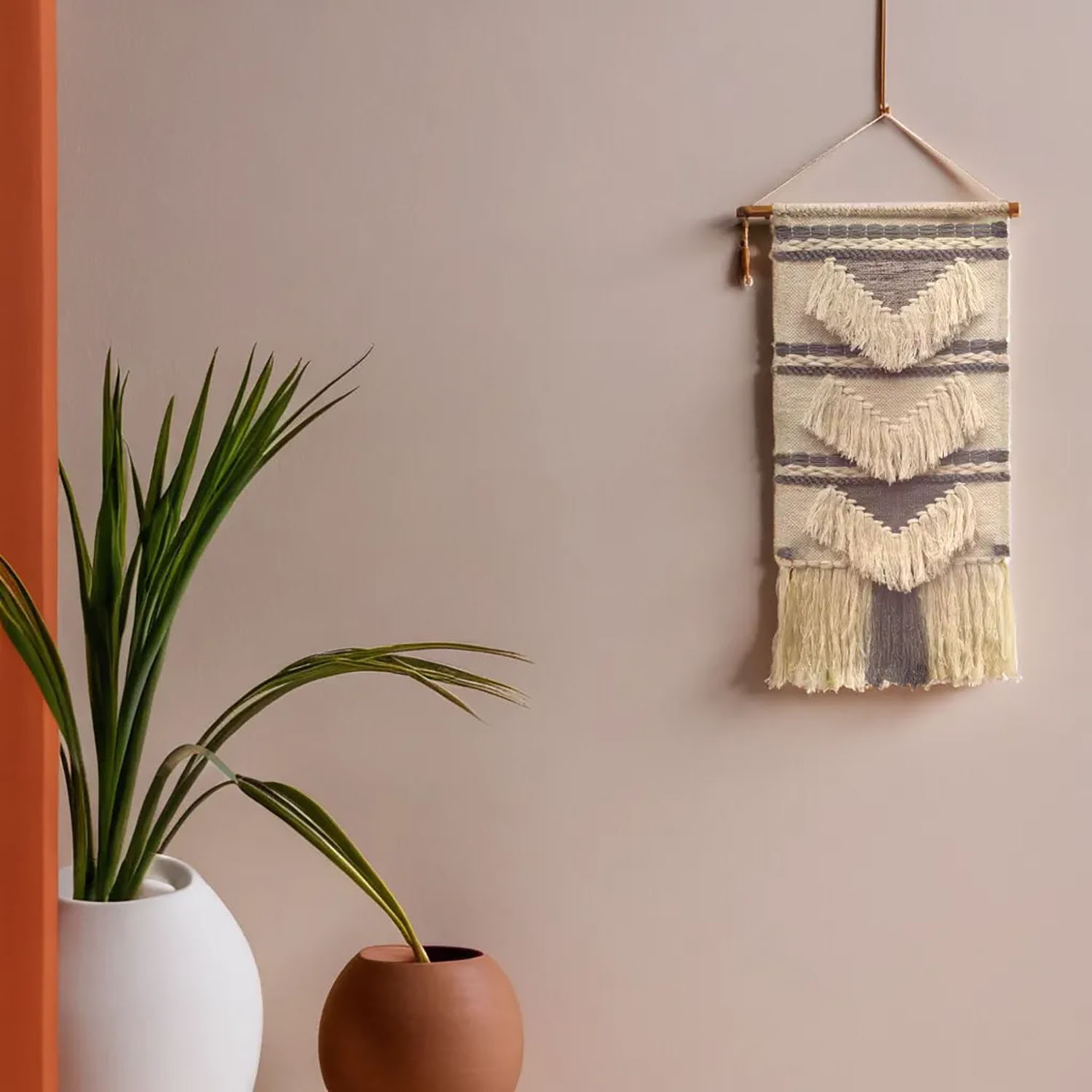 ArtistryBazaar Bohemian Style Natural Fibre Wall Hanging