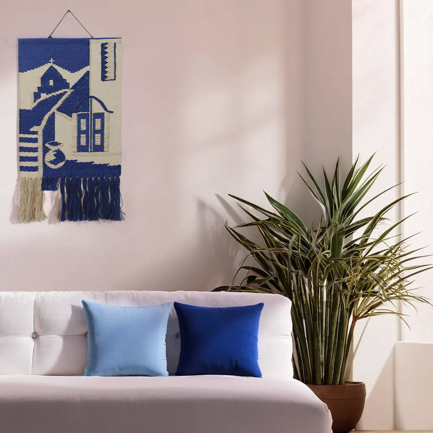 ArtistryBazaar Greece-Inspired Tassels Wall Decorative Hanging