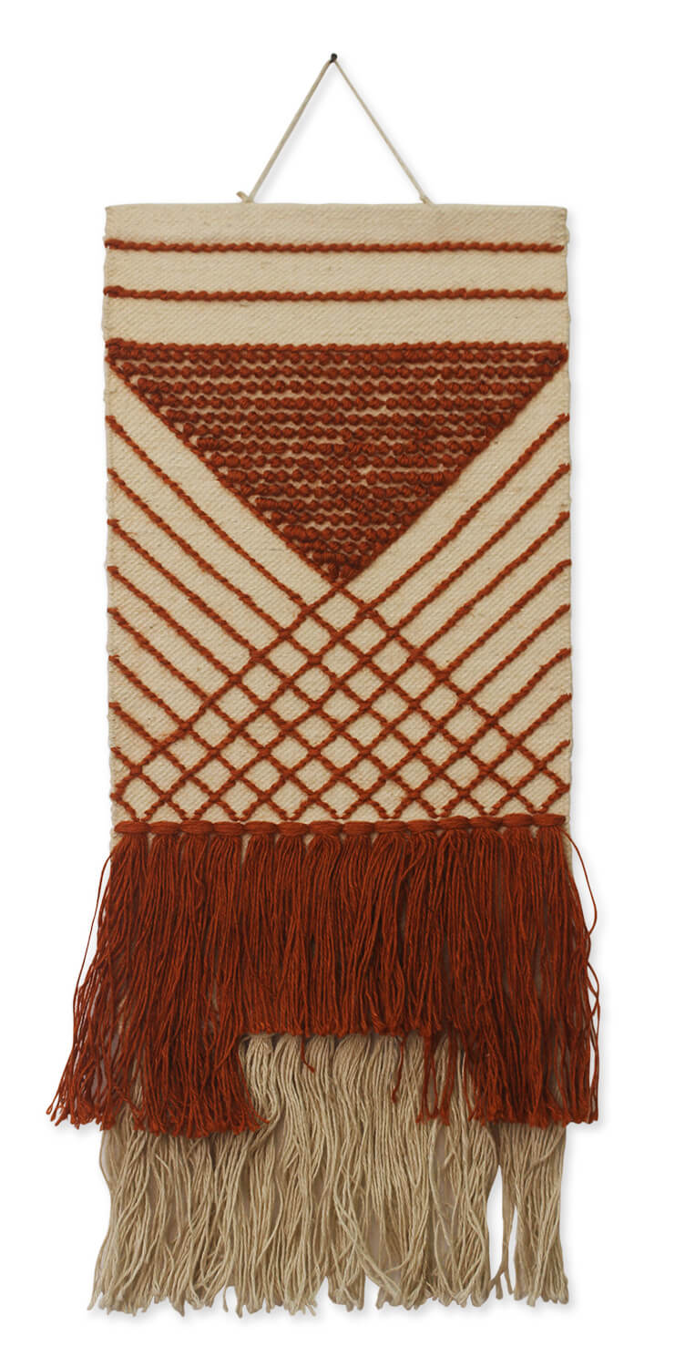 ArtistryBazaar Hand Woven Boho-chic Inspired Modern Jute Wall Hanging Art , Fresh Dreamy Vibes