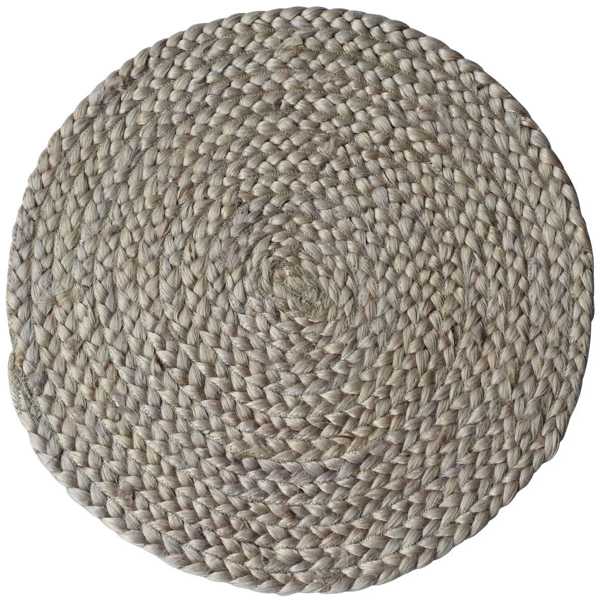 Buy in Bulk Wholesale Circle Shaped Trivet/Placemat in Beige Color - Handmade in Jute - Dining Table Accessories