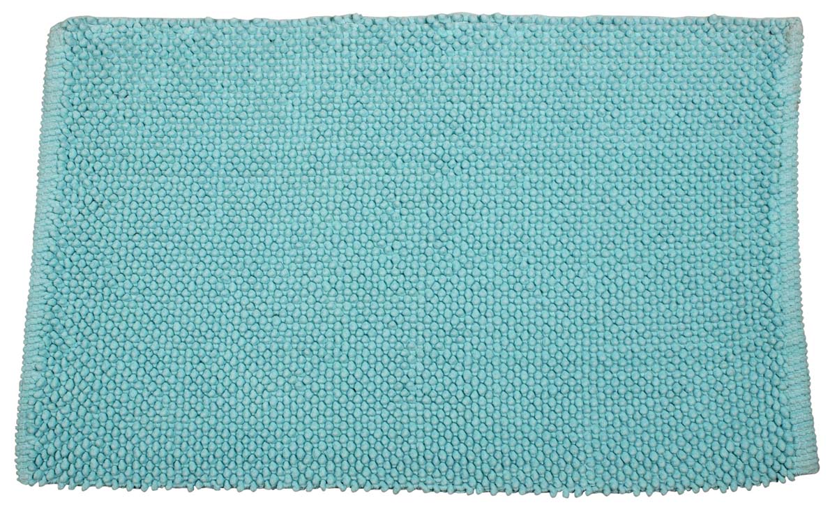 32” Chenille Non-Slip Bath Mat in Bulk at Wholesale – Light-Blue – Handmade Home Furnishings