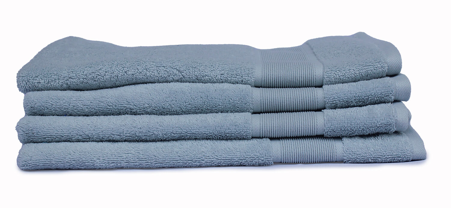 Blue Luxurious Multicolor Microfiber Hand Towel, 24x16 Inches - Quick-Drying