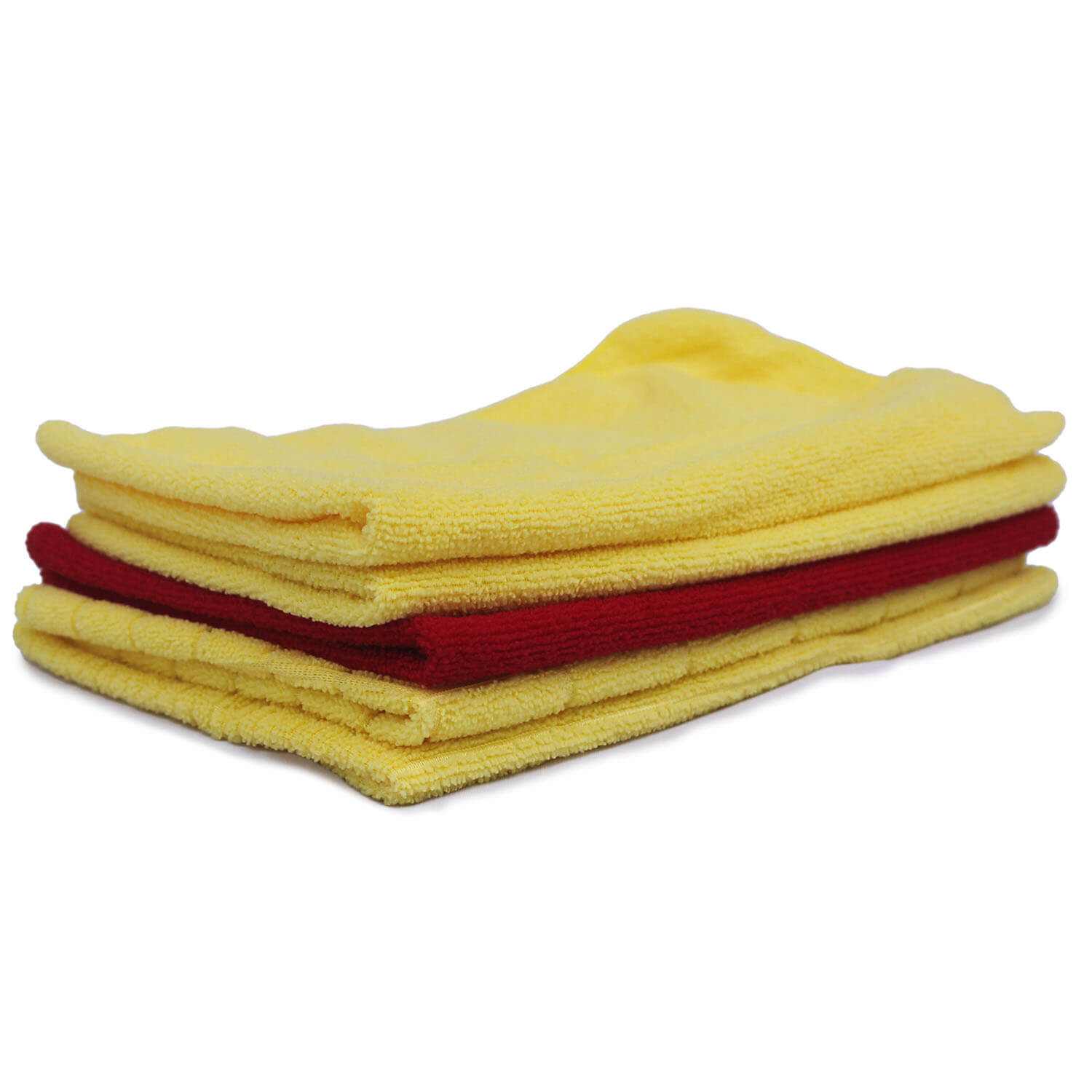 Chic Multicolor Hand Towel Set of 5 in Microfiber, Perfect for Bathroom or Kitchen, 24x16 Inches