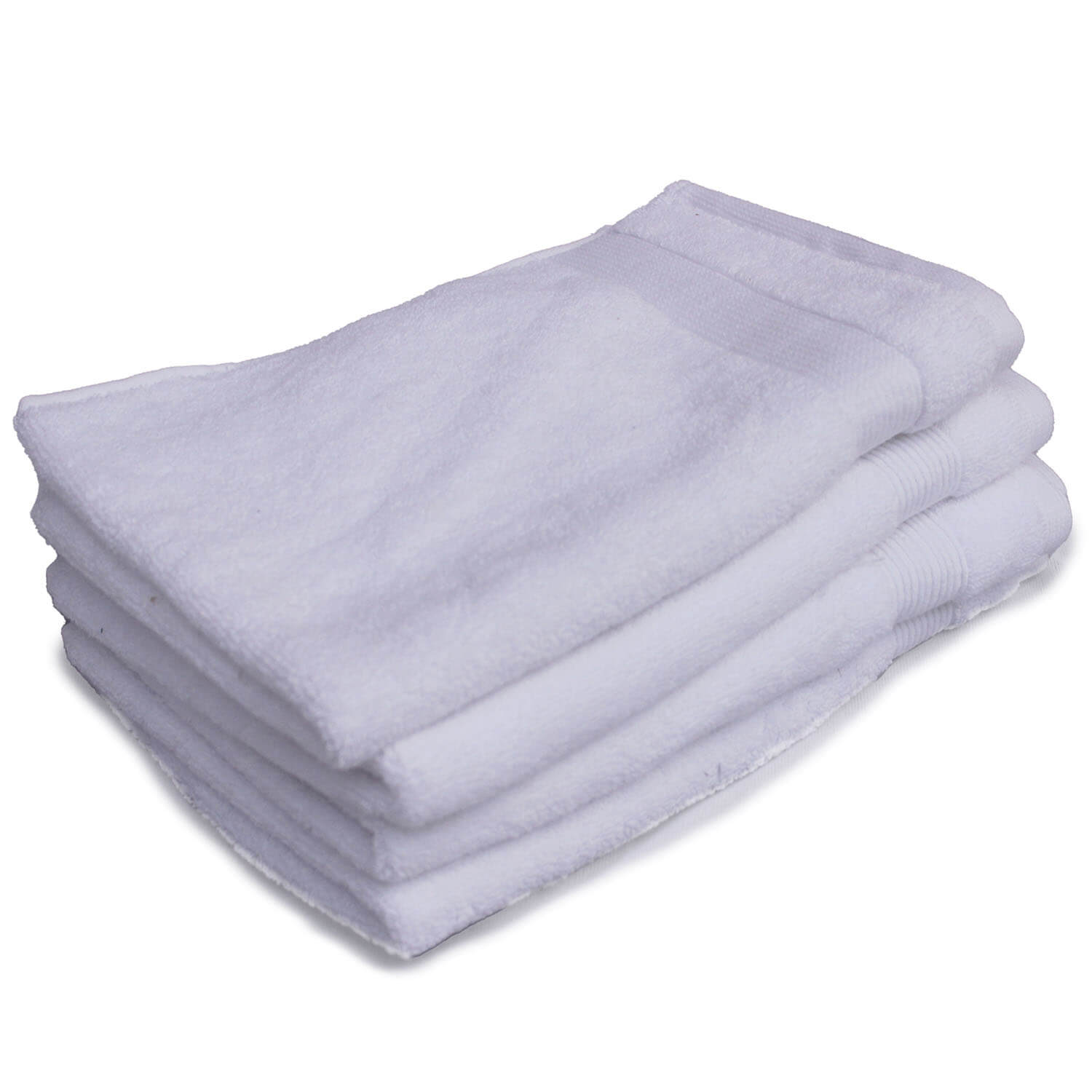 Versatile White Color Microfiber Hand Towel, 24x16 Inches - Perfect for Any Task