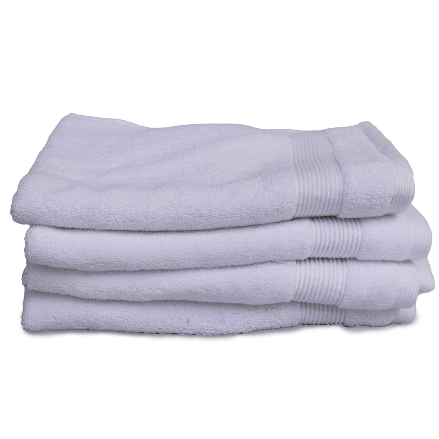 Versatile White Color Microfiber Hand Towel, 24x16 Inches - Perfect for Any Task
