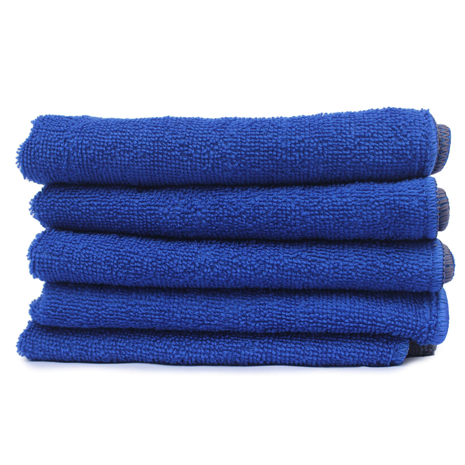 Quick-Drying Blue Cotton Microfiber Hand Towel, 12x12 Inches - Practical and Efficient