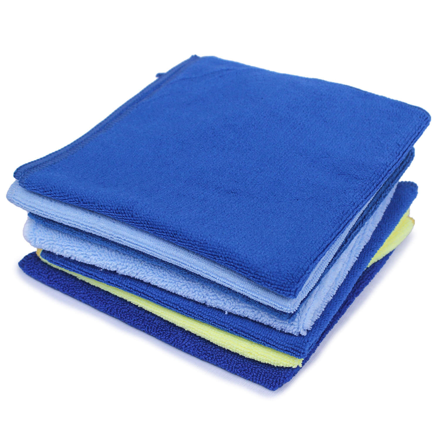 Multi-Color Microfiber Set of 7 Hand Towel, 16x16 Inches - High Absorbency and Quick Drying