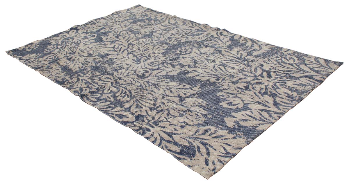 Wholesale Area Rugs – Gray & Off-White Rug – Leafy Patterns – Home Décor