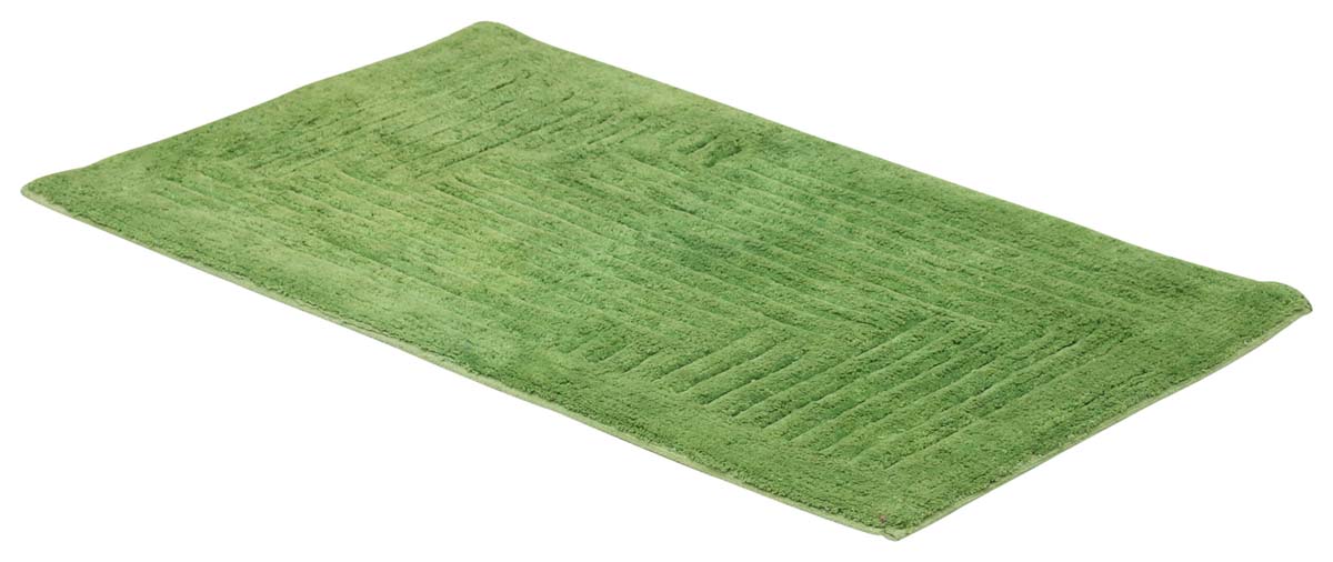 Buy Door Mats Wholesale – Green Cotton Mat – Vertical & Horizontal Stripes – Home / Office Décor