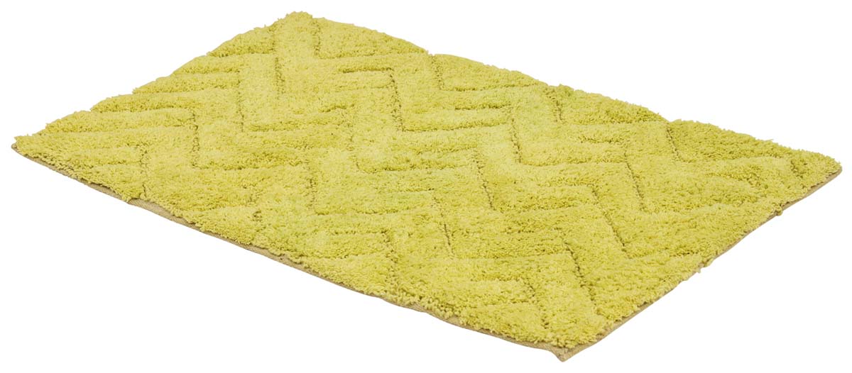 Buy Door Mats Wholesale – Cotton Mat – Green – Chevron Pattern – Home Décor 