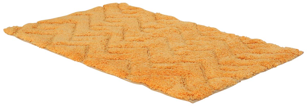 Buy Door Mats Wholesale – Cotton Mat – Orange – Chevron Pattern – Home Décor 
