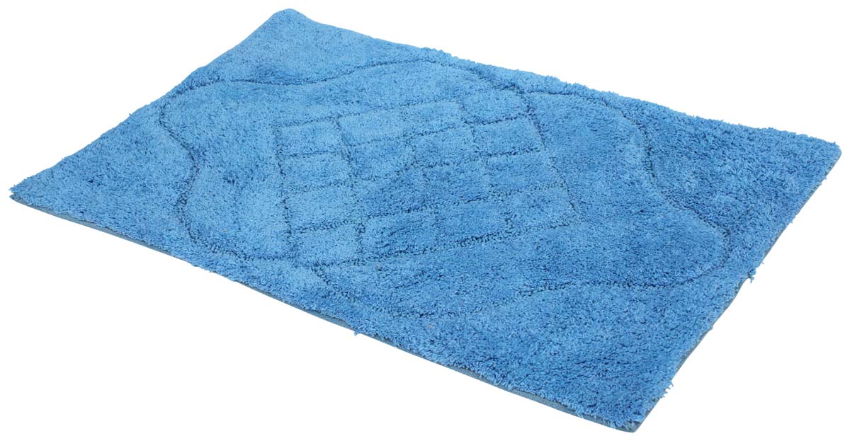 Buy Door Mats Wholesale – Blue Mat – Made in 100% Cotton – Check Pattern – Home Décor 